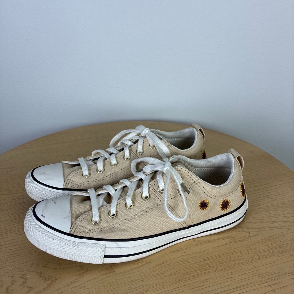 Converse Chuck Taylor All Star Madison Festival Sunflowers Sneakers Women's 10 - Picture 4 of 7